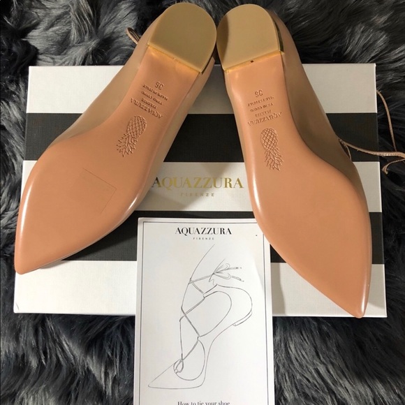 NWT. AQUAZZURA Christy flat - Picture 7 of 8
